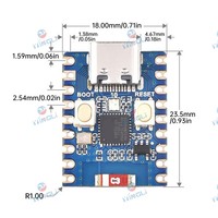 Esp32 C3 Development Board Modules Mini Wifi Bt Bluetooth Module Risc-v 32-bit Single-core Processor Esp32-c3 16pin Type-c