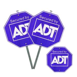 Custom Home Safety <span class=keywords><strong>24</strong></span> Hour Monitoring Protection Aluminio <span class=keywords><strong>ADT</strong></span> Security Reflective Yard Sign Custom Yard Signs - Product Image 4