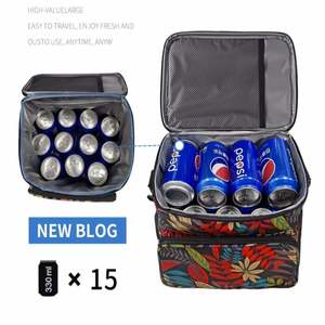 Bolsa Térmica para Almuerzo Personalizada OEM, Capacidad para 15 Latas, Revestimiento de Grado Alimenticio, Entrega de Alimentos, Bajo MOQ, Fabricante - Product Image 5