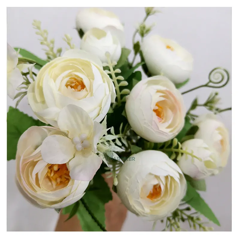 Цветы, большая роза, фиолетовый производитель, свадьба, Гуанчжоу, букет реалистичных длинных стеблей, искусственные бутоны цветов