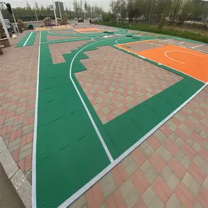 Outdoor Basketball Badminton Sports Court PP Interlocking Tiles Canada USA