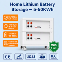 Système de stockage d'énergie solaire hybride 5KW 10kW 12kW 30kW, kit complet d'alimentation domestique photovoltaïque, onduleur hybride, batteries CE