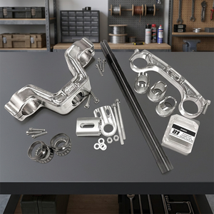 Kit de Placas de Eje Delantero Yamaha New Jog para Horquillas de 45-48mm de Diámetro, Compatible con JF-1, Versión FG, Gubellini, MIR, Fastace, Todas las Minigp - Product Image 2