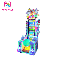 Machines à billets d'arcade à pièces de monnaie Machine de jeu de balle magique pour enfants