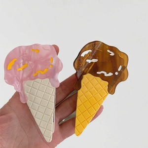 ว้าว! เครื่องประดับผมชีล่า สวีท ซี น่ารัก ลายการ์ตูนฉลามนางเงือก กิ๊บติดผมสวยงาม พร้อมกิ๊บหนีบผมแบบดิสก์ วัสดุอะซิติก แอซิด - Product Image 3