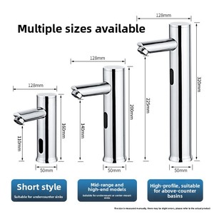 Grifo <span class=keywords><strong>de</strong></span> <span class=keywords><strong>lavabo</strong></span> inteligente infrarrojo automático con sensor, <span class=keywords><strong>de</strong></span> un solo orificio, montado en encimera, con válvula cerámica, para uso transfronterizo - Product Image 5