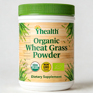مسحوق عشب القمح الطبيعي العضوي من Yhealth، مستخلص عشب القمح الصالح للأكل، مسحوق قابل للذوبان في الماء، تغليف مخصص، تصنيع حسب الطلب - Product Image 6