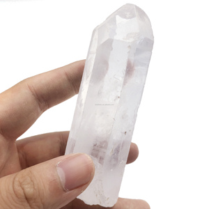 Commercio all'ingrosso raw natural trasparente cristallo di <span class=keywords><strong>quarzo</strong></span> punto lemuria seed quartz per la guarigione - Product Image 4