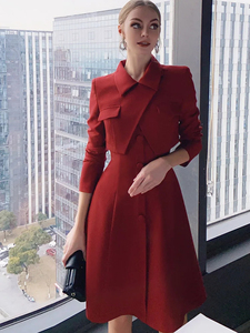Yuhong Tailor <span class=keywords><strong>Shop</strong></span> - Jupe plissée unie moulante au-dessus du genou, style français, style célébrité, deux pièces pour femmes - Product Image 2