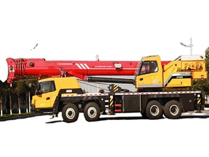 Grue sur camion STC600S, hauteur de levage 62 m, capacité 60 tonnes, avec moteur et boîte de vitesses, haute efficacité, en promotion - Product Image 6