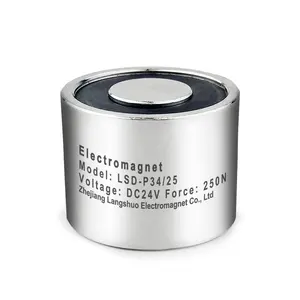 Électro-<span class=keywords><strong>aimant</strong></span> LSD-P34/25 DC <span class=keywords><strong>12V</strong></span> 24V Électro-<span class=keywords><strong>aimant</strong></span> 20KG Électro-aimants de levage - Product Image 1