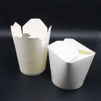 Emballage alimentaire jetable en papier, boîte à nouilles, boîte à lunch en papier kraft, boîte à pâtes occidentale