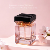 Difusor de Aroma LED de Cristal de Lujo, Juego de Frascos Cuadrados de Vidrio, Fragancia para el Hogar, para Boutique, Logotipo Personalizado, Embalaje con Aroma, Certificado CE