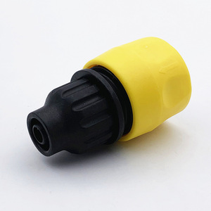 Plastic 3/8 <b>Quick</b> <b>Connector</b> Barb Type Garden Irrigation Hose Fitting - Product Image 1