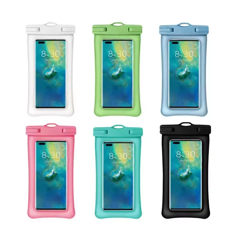 Bolsa flutuante impermeável para celular, bolsa de TPU seca para Smartphone em esportes e praia, bolsa para celular