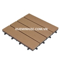 Plancher emboîtable pour extérieur, terrasse en composite WPC, dalles de terrasse extérieures 300*300mm, faciles à assembler, respectueuses de l'environnement