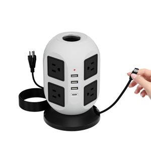 Vente chaude Multi-Fonction Surge Protector Câble De Données <span class=keywords><strong>Télescopique</strong></span> 8 10A UK/US Tour Power Strip <span class=keywords><strong>Rallonge</strong></span> pour Bureau À Domicile - Product Image 6
