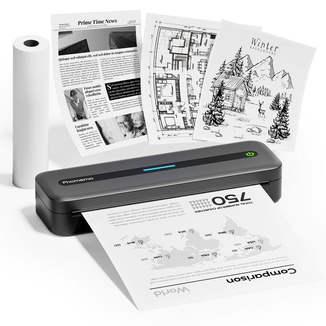 M832 A4 Portable Wireless BT Mini Hand Thermal Printer 203DPI 1-Year Warranty in Stock