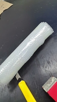 Tuyau en verre transparent en quartz de haute pureté personnalisé par l'usine FD, tube poli