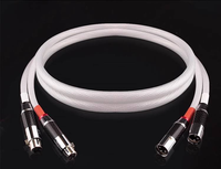 Câble micro XLR équilibré mâle-femelle en cuivre monocristallin plaqué argent de qualité audiophile, avec gaine tressée en PVC pour micros à condensateur et CD