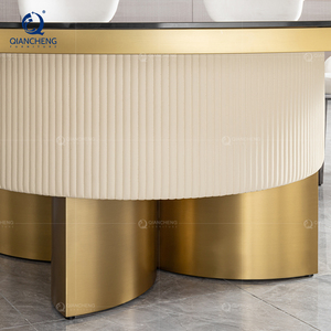 Juego de Mesa y Sillas para Banquetes y Eventos Grandes, Fabricado en Foshan, China, con Estructura de Acero Inoxidable y Cubierta de Vidrio, Ideal para Vestíbulos de Hoteles - Product Image 5