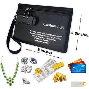 Bolsa Ignífuga para Dinero en Efectivo, Portadocumentos Impermeable con Cierre, Protege Documentos Importantes, Pasaportes y Objetos de Valor - Product Image 4