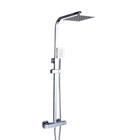 Robinet de douche mural moderne et simple à deux fonctions HuSheng, personnalisable, pour salle de bain et hôtel – Nouvelle collection en promotion