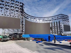 Pantalla de visualización LED de aluminio fundido a presión Alto brillo 7680Hz Alquiler al aire libre Pared de video LED P2.9 P3.91 P4.81 para escenario - Product Image 4