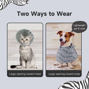 Soft <span class=keywords><strong>Dog</strong></span> Cone Leichtes elisabetha nisches Halsband für Hunde Verstellbare Soft Cones für DogsCats, um das Lecken nach der Operation zu stoppen - Product Image 4