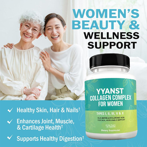 OEM Collagen Complex for Women with Biotin & Hyaluronic Acid 135 Capsules for Skin Hair Nails - Product Image 3