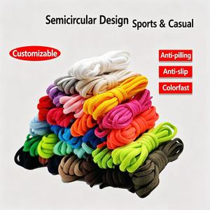 Lacci <span class=keywords><strong>per</strong></span> <span class=keywords><strong>Scarpe</strong></span> Ovale Semirotondi in Poliestere Spesso e Resistente da 6mm, Direttamente dalla Fabbrica, <span class=keywords><strong>per</strong></span> <span class=keywords><strong>Scarpe</strong></span> Sportive/da Corsa - Product Image 1