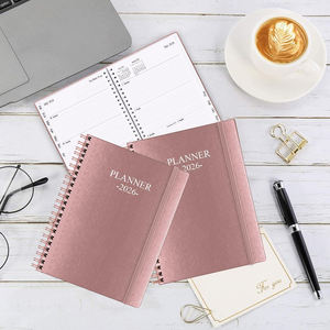 Vintage <b>Spiral</b> Bound A5 <b>Notebook</b> with Thickened Kraft Paper Customizable with Gold Foil Logo Printed Design Eco-Friendly - Product Image 3