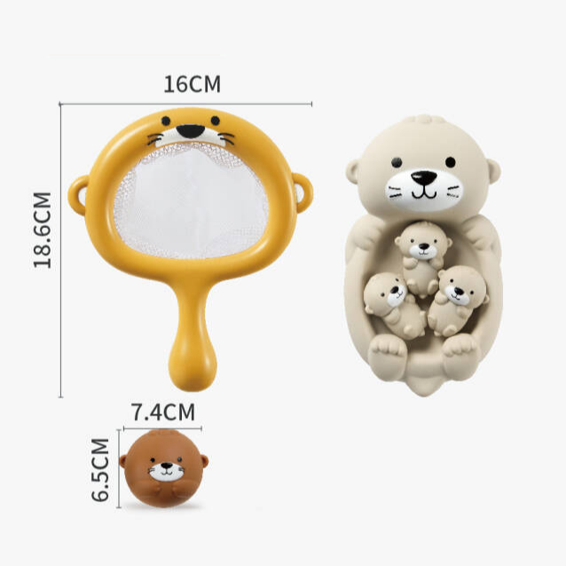 TK72166 loutre (4 pièces) + filet de pêche + balle * 1