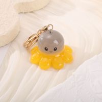 Porte-clés Pieuvre Mignonne Lumineuse en Acrylique, Breloque de Sac Esthétique, Pendentif de Sac à Dos, Mini Cadeau pour Couples et Filles