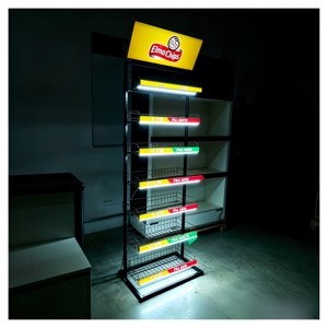 Poster Pubblicitario EL a Forma Allungata, Inserito/Attaccato alle Strisce Laterali degli Scaffali, per Far Parlare i Scaffali <span class=keywords><strong>da</strong></span> Soli - Product Image 4