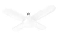 Bombilla LED E27 con Aspas de Ventilador, AC85-265V 28W, Plegable, con Control Remoto y Temporizador, Base B22/E26 para Techo