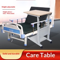 Table de réadaptation spéciale mobile et réglable pour patient en salle d'hôpital, confortable et adaptée au lit médicalisé