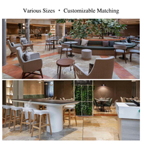Meubles modernes pour café, bar, hôtel, restaurant, ensemble complet de chaises et de tables, meubles d'hôtel sur mesure pour solution de projet commercial