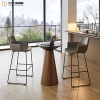 Mobilier de maison personnalisé de luxe très vendu chaises de bar hautes à ossature métallique solide pour salle à manger chambre à coucher hôtel pour restaurants cuisines
