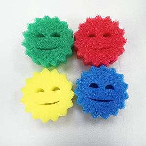 Paquet de 3 pièces personnalisé en usine éponges de gommage pour le <span class=keywords><strong>visage</strong></span> en boîte de couleur tampons à récurer contrôle de la température nettoyage en profondeur sans rayures - Product Image 5