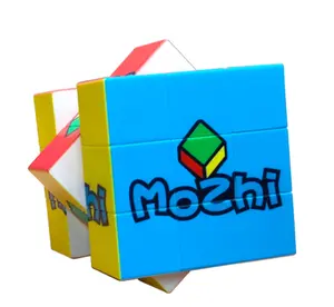 custom your own logo advertising photo UV 3x3 speed magic cube 3x3x3 premium quality diy educational 3d abs 3 layer puzzle toy