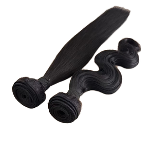 ผมต่อ Genius Weft แบบเส้นผมมนุษย์ ปลายหนา 24 นิ้ว ดูเป็นธรรมชาติ ผมแท้ Remy เพิ่มวอลลุ่มและความหนา - Product Image 1