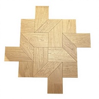 Parquet en bois d'ingénierie français, style Versailles, en chevrons, pour revêtement de sol en bois dur