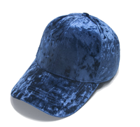 Casquettes de baseball vintage personnalisées de haute qualité, vierges, à 6 panneaux, en velours, à visière incurvée, avec logo brodé en 3D, style « Dad Hat »