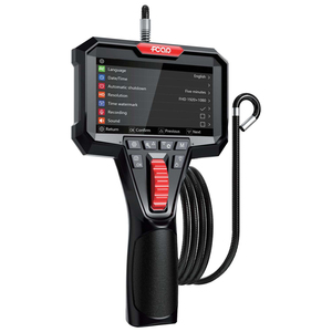 Caméra d'inspection de moteur articulée FCAR YF-400 HD 180° avec écran 3,5 pouces, alimentée par batterie, pour l'inspection industrielle des moteurs de voitures et des tuyaux - Product Image 1