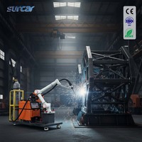 Robot de Soldadura Colaborativo 350A 500A MIG con Base Magnética Móvil para Piezas Grandes