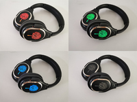 Casque audio dynamique silencieux de haute qualité RF998A avec grandes coussinets souples, circum-auriculaire, longue autonomie pour cinéma en toit, films en plein air, concerts