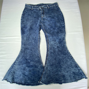 Nouveau design, style tendance, jeans mom taille haute coupe bootcut, pantalon de cow-boy mode, grandes tailles pour adolescentes et femmes - Product Image 3