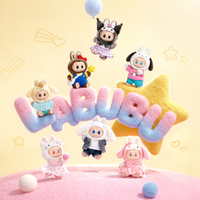 POP MART The Monsters Labubu Blind Box – Série Labubu Hello Kitty et ses amis – Pendentifs en vinyle et peluches Labubu – Boîte mystère