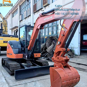 Excavadora Usada Hitachi ZX55U-5A de 5.5 Toneladas, Excavadora de Segunda Mano ZX50 ZX55 ZX60 ZX70 ZX20 en Buenas Condiciones - Product Image 2